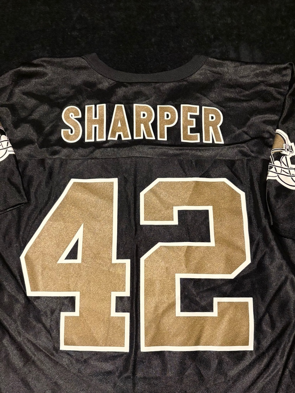New Orleans Saints x NFL Apparel x Darren Sharper #42 jersey med 29” x 22” - Picture 8 of 11